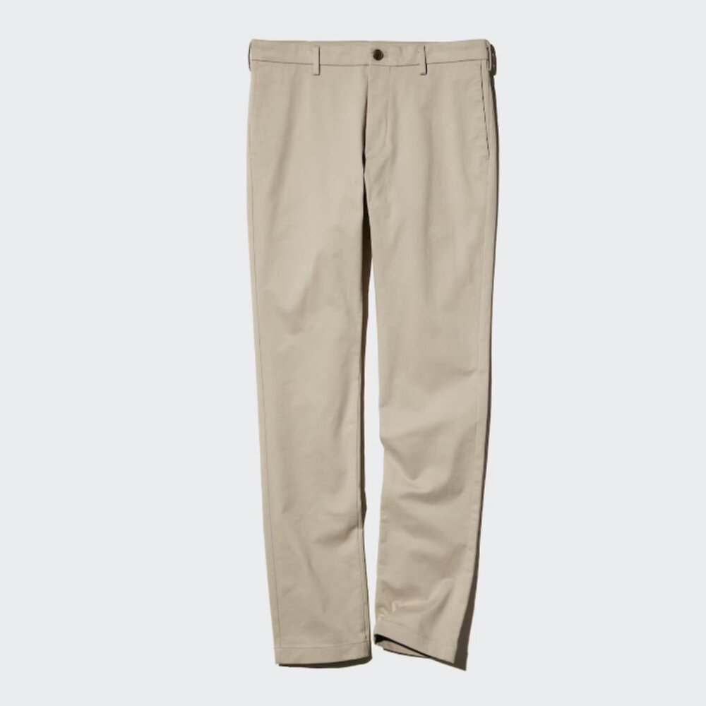 NWT Uniqlo Slim Chino Pants 32 Beige Mens size 32 waist 31 inseam